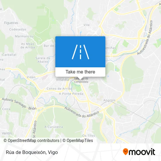 Rúa de Boqueixón map