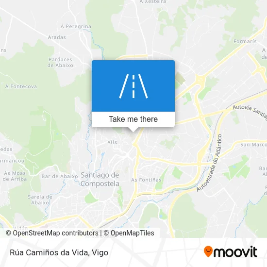 Rúa Camiños da Vida map