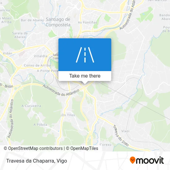 Travesa da Chaparra map