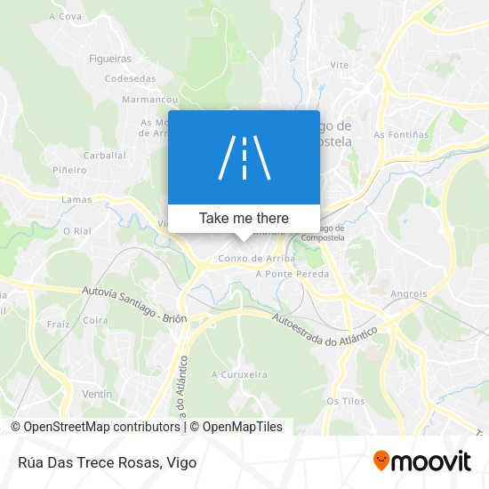 Rúa Das Trece Rosas map
