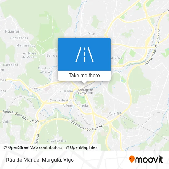 Rúa de Manuel Murguía map