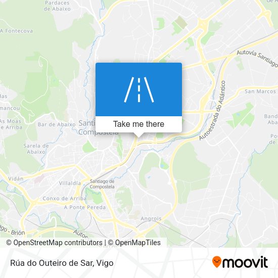 Rúa do Outeiro de Sar map