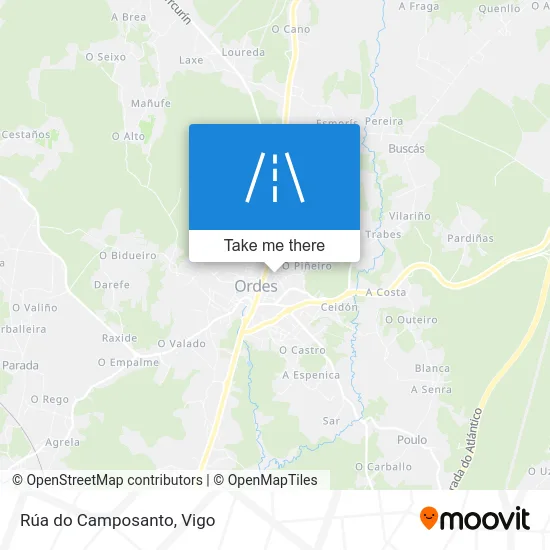 Rúa do Camposanto map