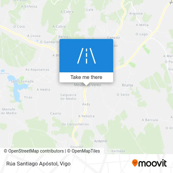 Rúa Santiago Apóstol map