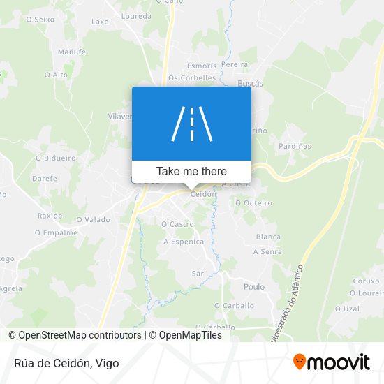 Rúa de Ceidón map