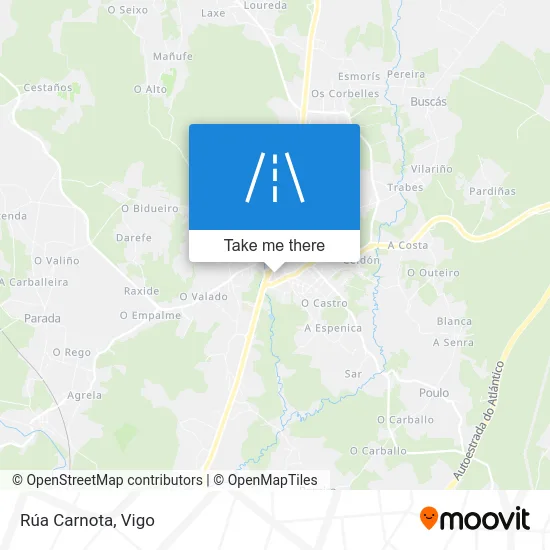 Rúa Carnota map