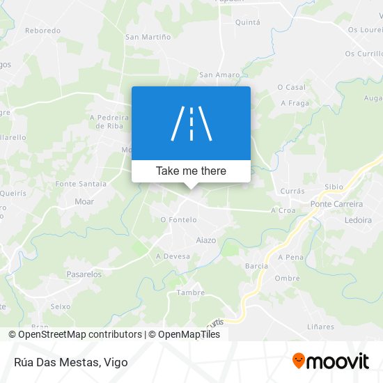 Rúa Das Mestas map