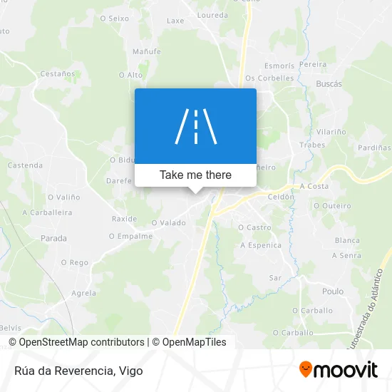 Rúa da Reverencia map