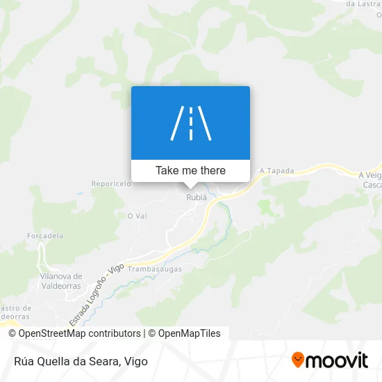 Rúa Quella da Seara map