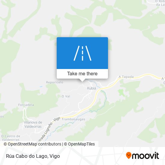 Rúa Cabo do Lago map