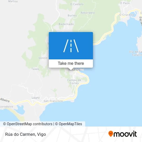 Rúa do Carmen map