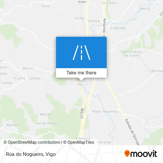 Rúa do Nogueiro map