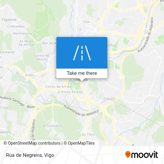 Rúa de Negreira map