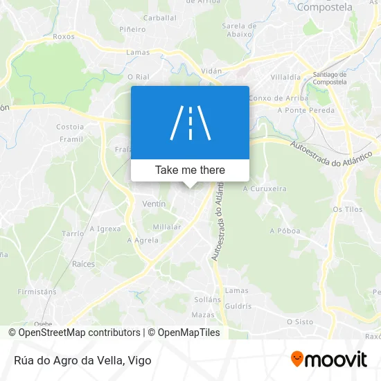 Rúa do Agro da Vella map