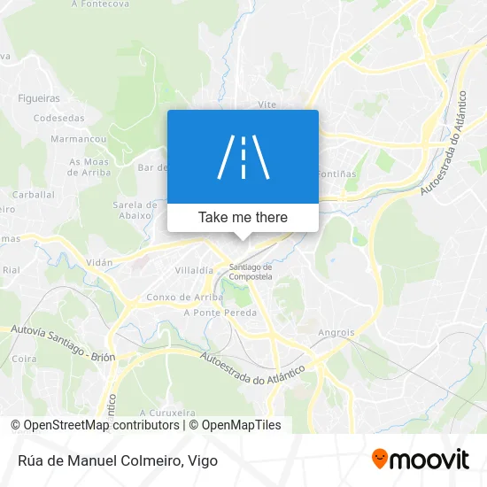 Rúa de Manuel Colmeiro map