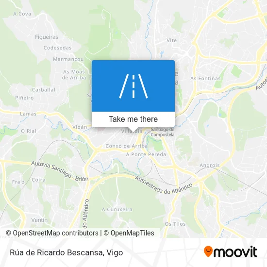 Rúa de Ricardo Bescansa map
