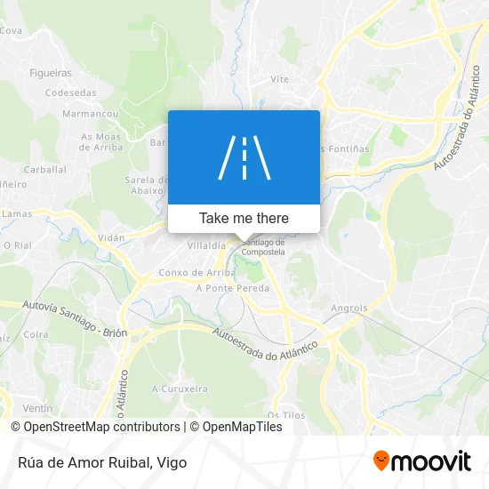 Rúa de Amor Ruibal map