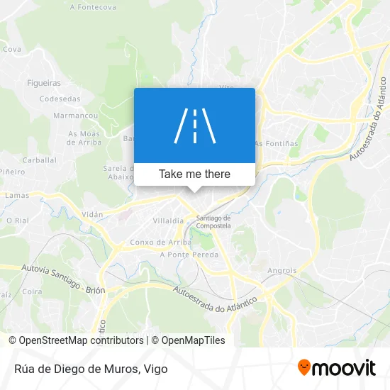 Rúa de Diego de Muros map