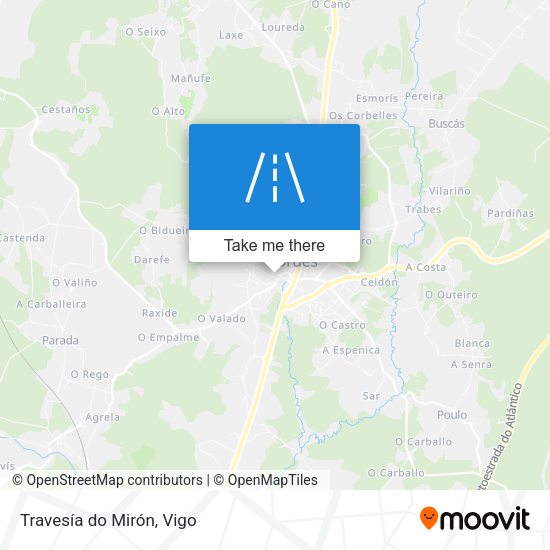 Travesía do Mirón map