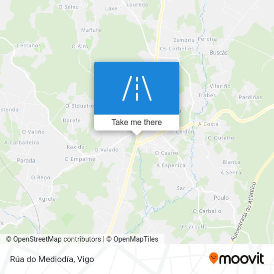 Rúa do Mediodía map