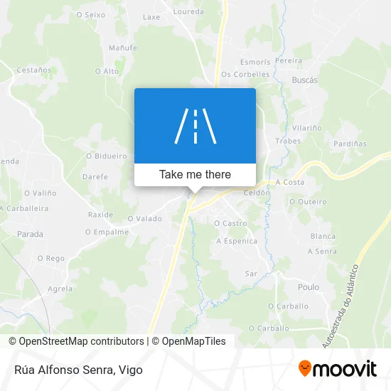 Rúa Alfonso Senra map
