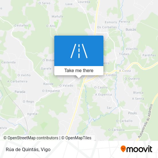 Rúa de Quintás map