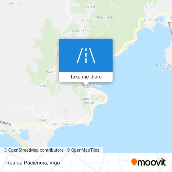 Rúa da Paciencia map