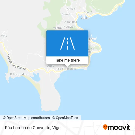 Rúa Lomba do Convento map