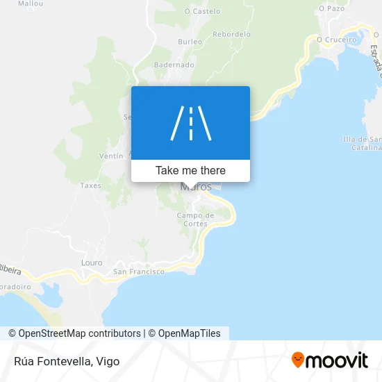 Rúa Fontevella map