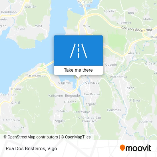 Rúa Dos Besteiros map