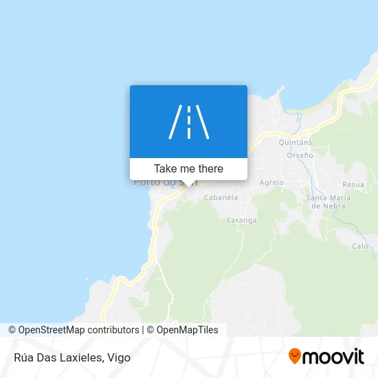 Rúa Das Laxieles map