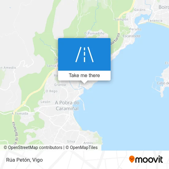 Rúa Petón map