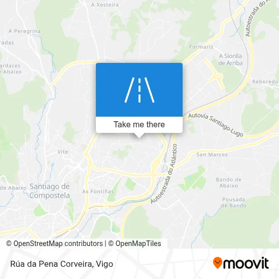 Rúa da Pena Corveira map