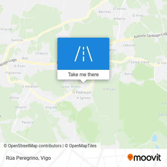 Rúa Peregrino map