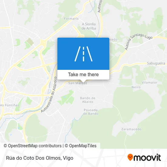 Rúa do Coto Dos Olmos map