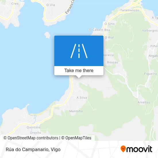 Rúa do Campanario map