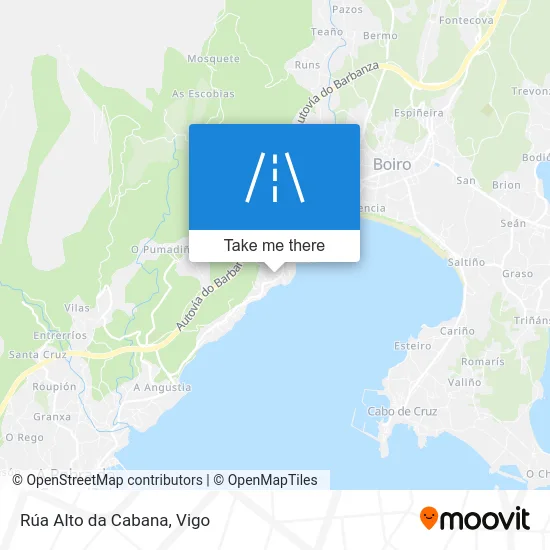 Rúa Alto da Cabana map