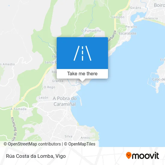 Rúa Costa da Lomba map
