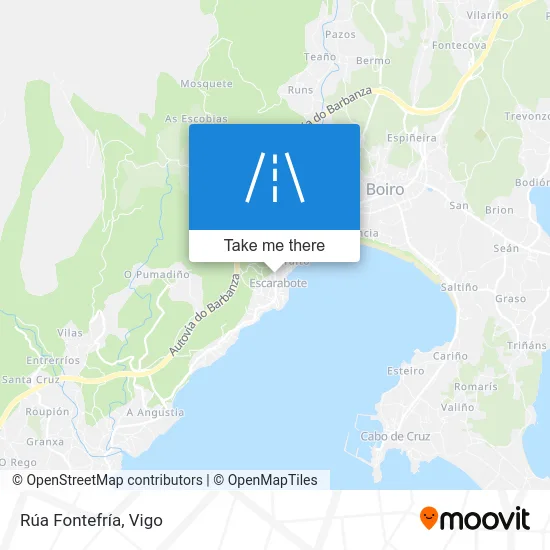 Rúa Fontefría map
