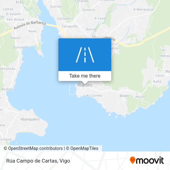 Rúa Campo de Cartas map