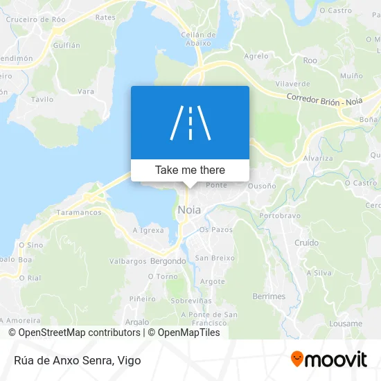 Rúa de Anxo Senra map