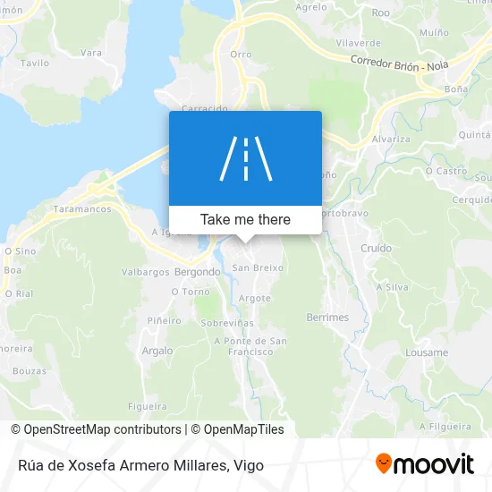 Rúa de Xosefa Armero Millares map