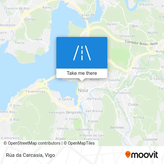 Rúa da Carcasía map