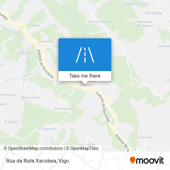 Rúa da Ruta Xacobea map