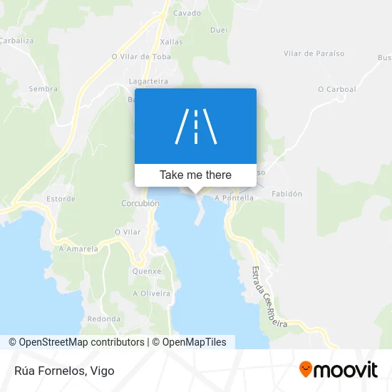 Rúa Fornelos map