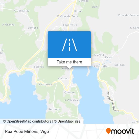 Rúa Pepe Miñóns map