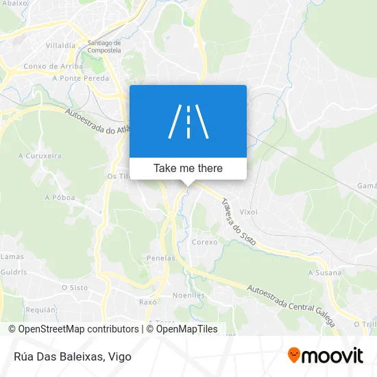Rúa Das Baleixas map