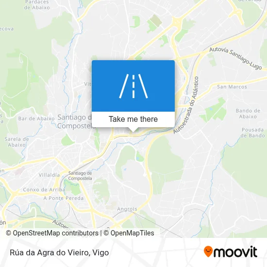 Rúa da Agra do Vieiro map