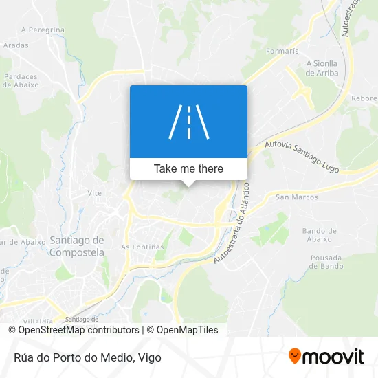 Rúa do Porto do Medio map
