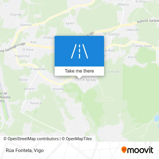 Rúa Fontela map